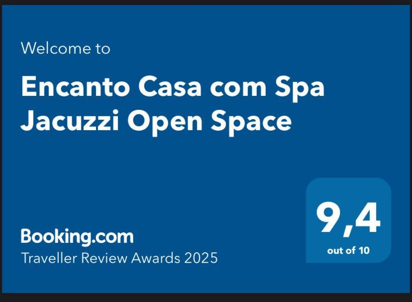 Encanto Casa Com Spa Jacuzzi Open Space Tinalhas Exterior foto